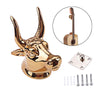 Gold Guitar Wall Hanger Bull Head Electric Guitar Holder Storage Display