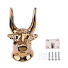 Gold Guitar Wall Hanger Bull Head Electric Guitar Holder Storage Display