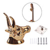 Gold Guitar Wall Hanger Bull Head Electric Guitar Holder Storage Display