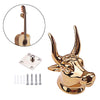 Gold Guitar Wall Hanger Bull Head Electric Guitar Holder Storage Display