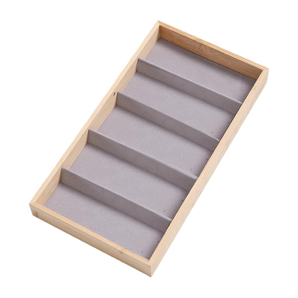 Eyeglasses Sunglasses Storage Display Tray Case Stand Holder Box 5 Slot