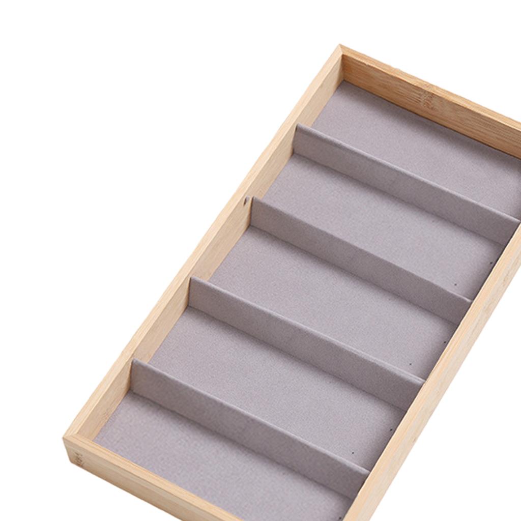 Eyeglasses Sunglasses Storage Display Tray Case Stand Holder Box 5 Slot