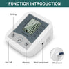 Accurate LCD Display Blood Pressure Monitor BP Monitor Pulse Rate Monitor Gray