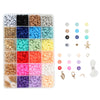 1Box 6mm Polymer Clay Beads Charms DIY Necklaces Jewelry Making Finding