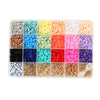 1Box 6mm Polymer Clay Beads Charms DIY Necklaces Jewelry Making Finding