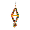 Bird Chewing Toy Colorful Bird Cage Parrot Bite Toys Pet Supplies 2-String