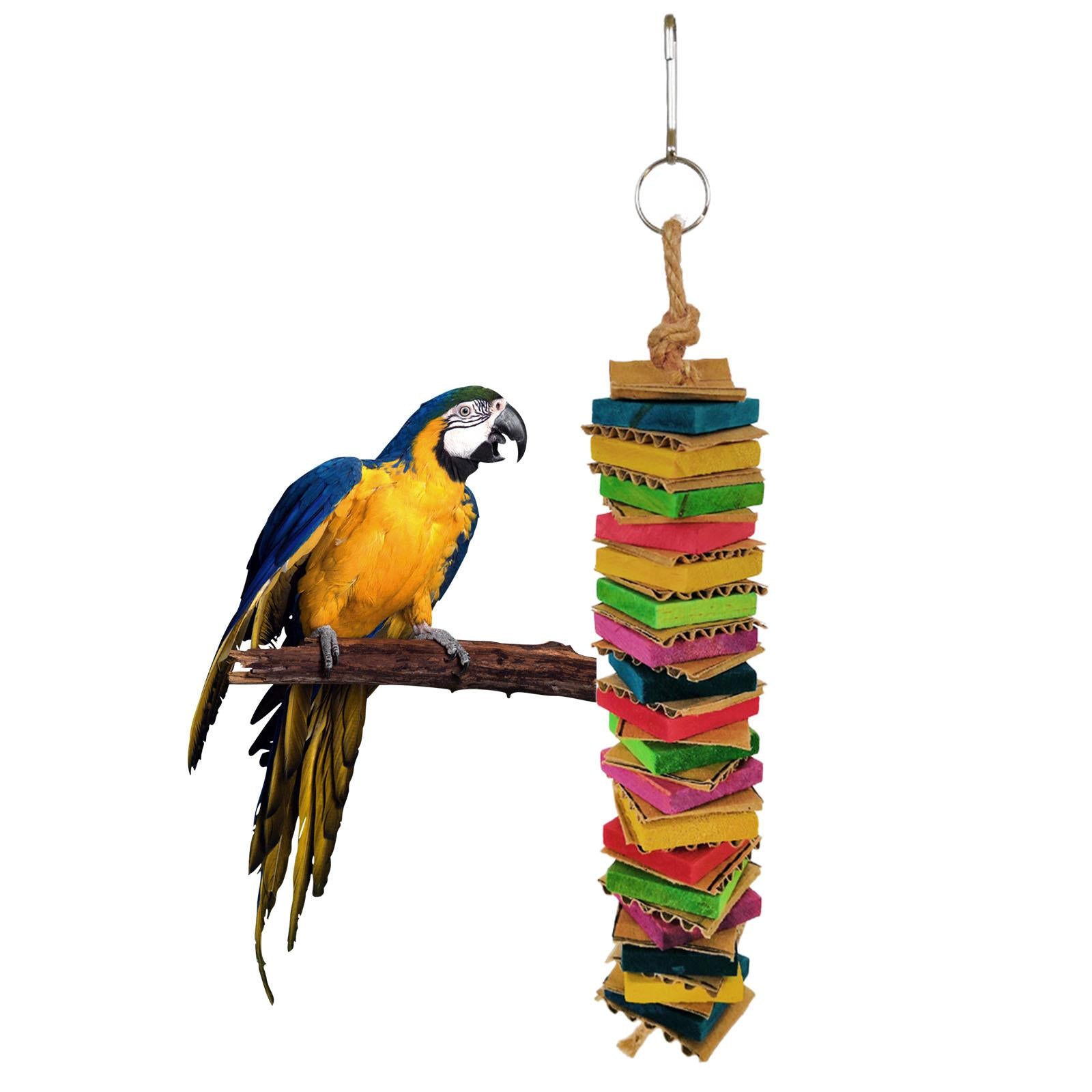 Bird Chewing Toy Colorful Bird Cage Parrot Bite Toys Pet Supplies 1-String