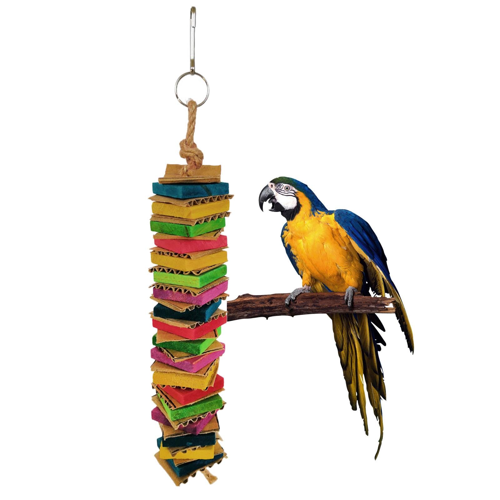 Bird Chewing Toy Colorful Bird Cage Parrot Bite Toys Pet Supplies 1-String