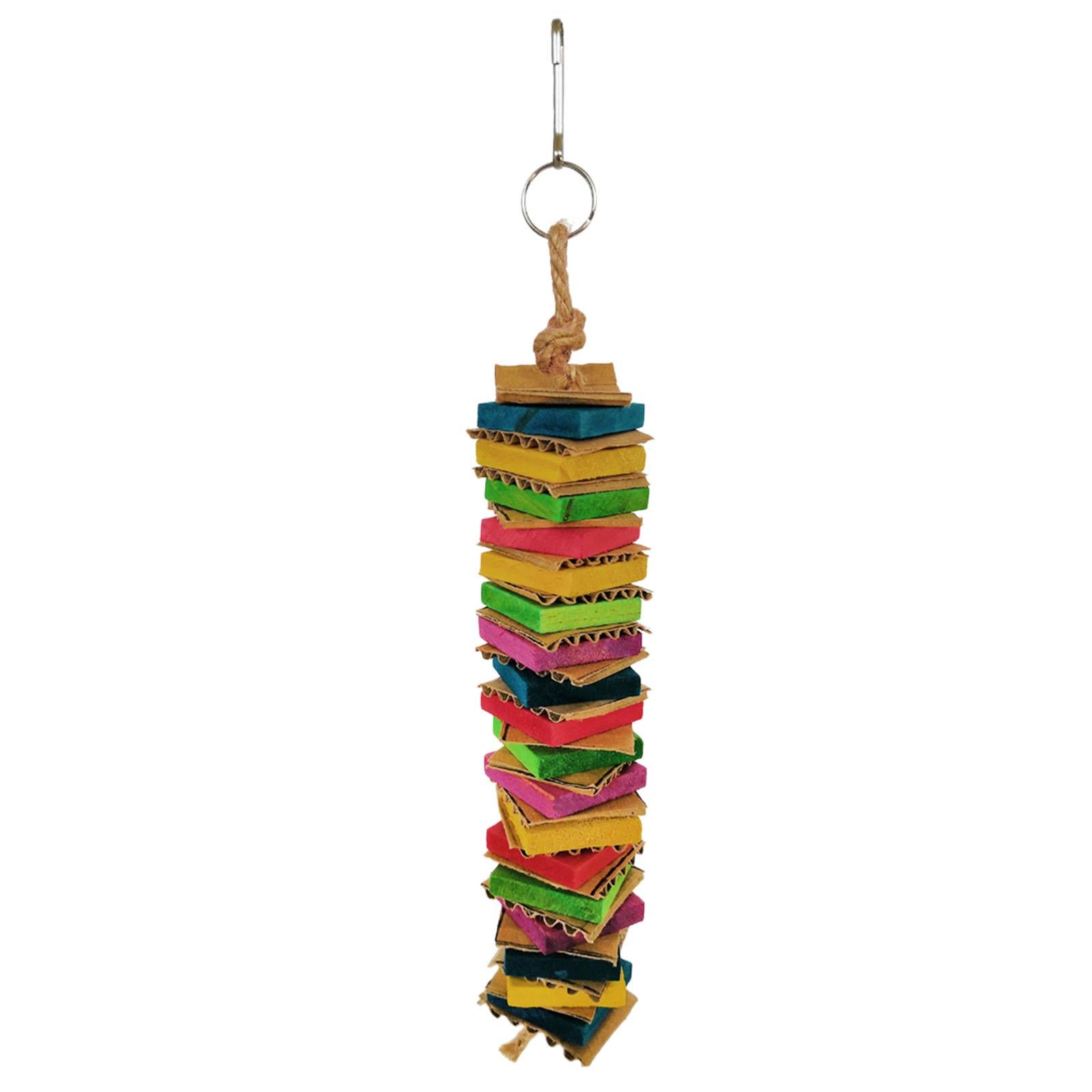 Bird Chewing Toy Colorful Bird Cage Parrot Bite Toys Pet Supplies 1-String
