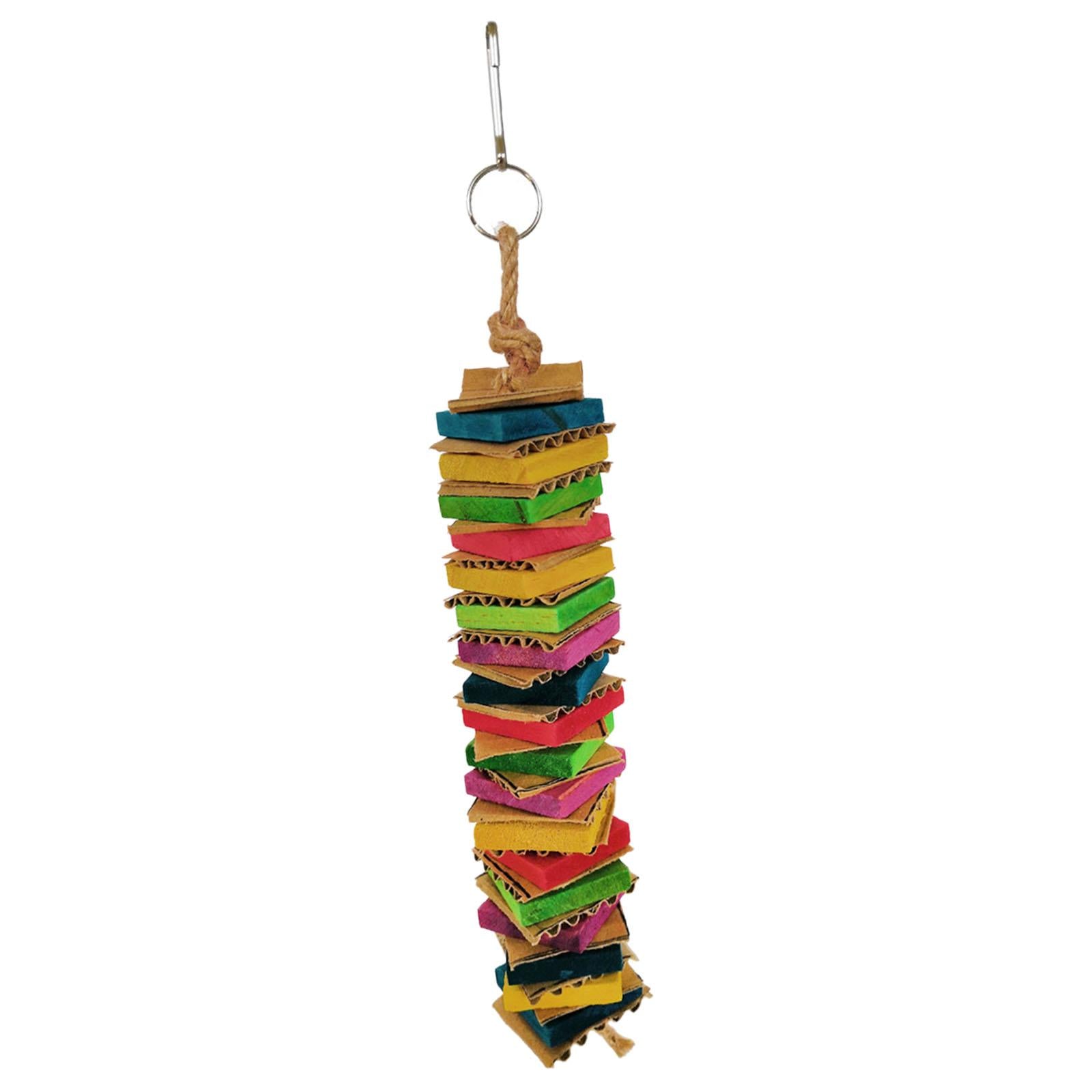 Bird Chewing Toy Colorful Bird Cage Parrot Bite Toys Pet Supplies 1-String