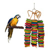 Bird Chewing Toy Colorful Bird Cage Parrot Bite Toys Pet Supplies 3-String