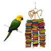 Bird Chewing Toy Colorful Bird Cage Parrot Bite Toys Pet Supplies 3-String