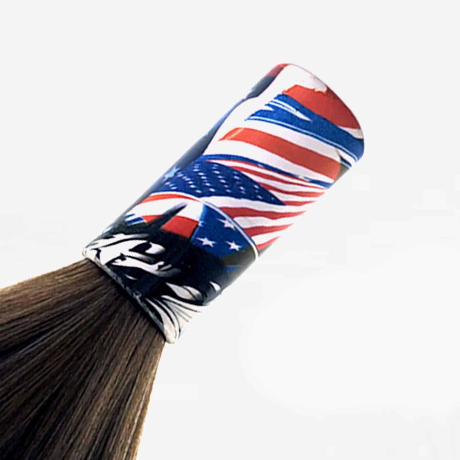 Neck Duster 6 inch Medium Hair Cutting Professional  American flag