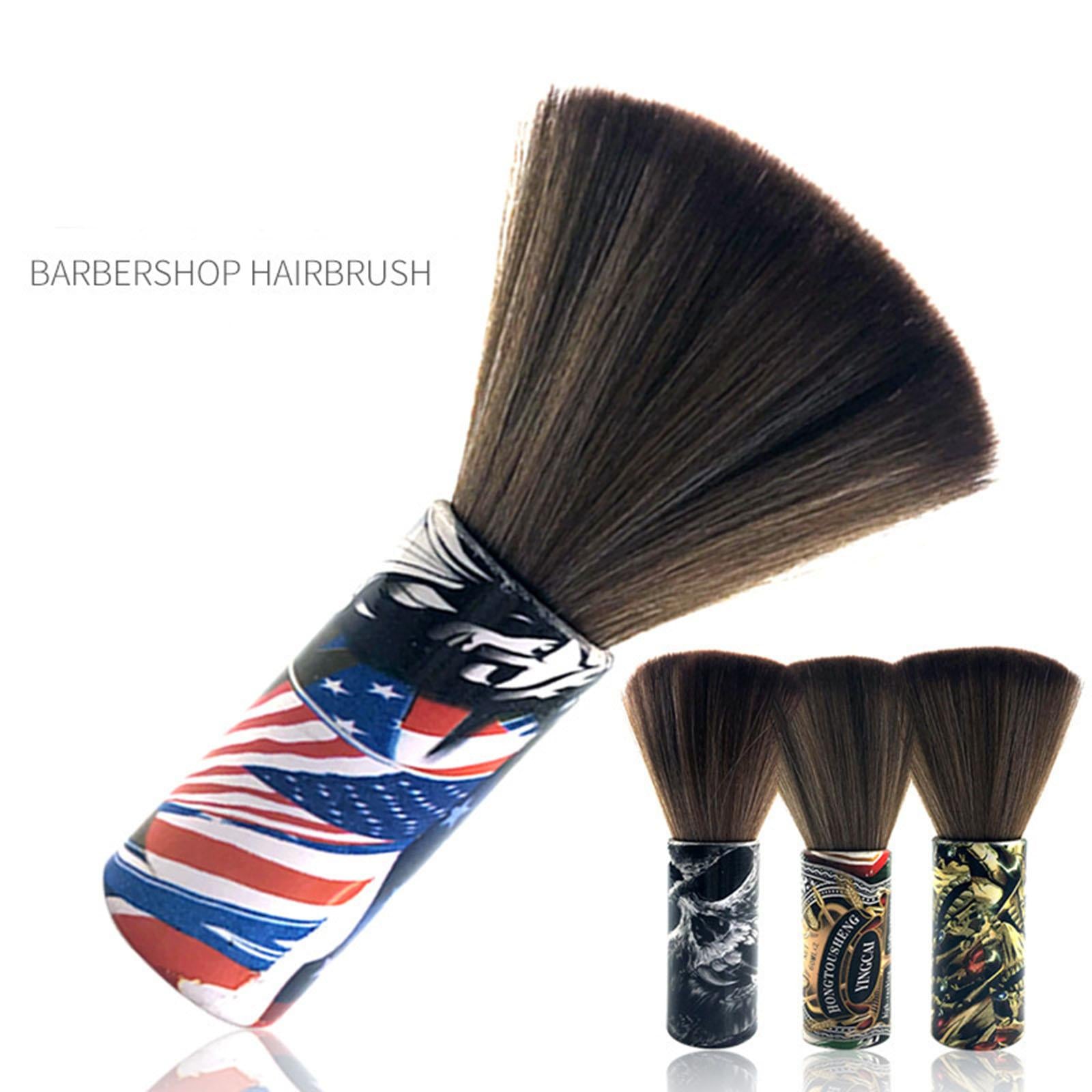 Neck Duster 6 inch Medium Hair Cutting Professional  American flag