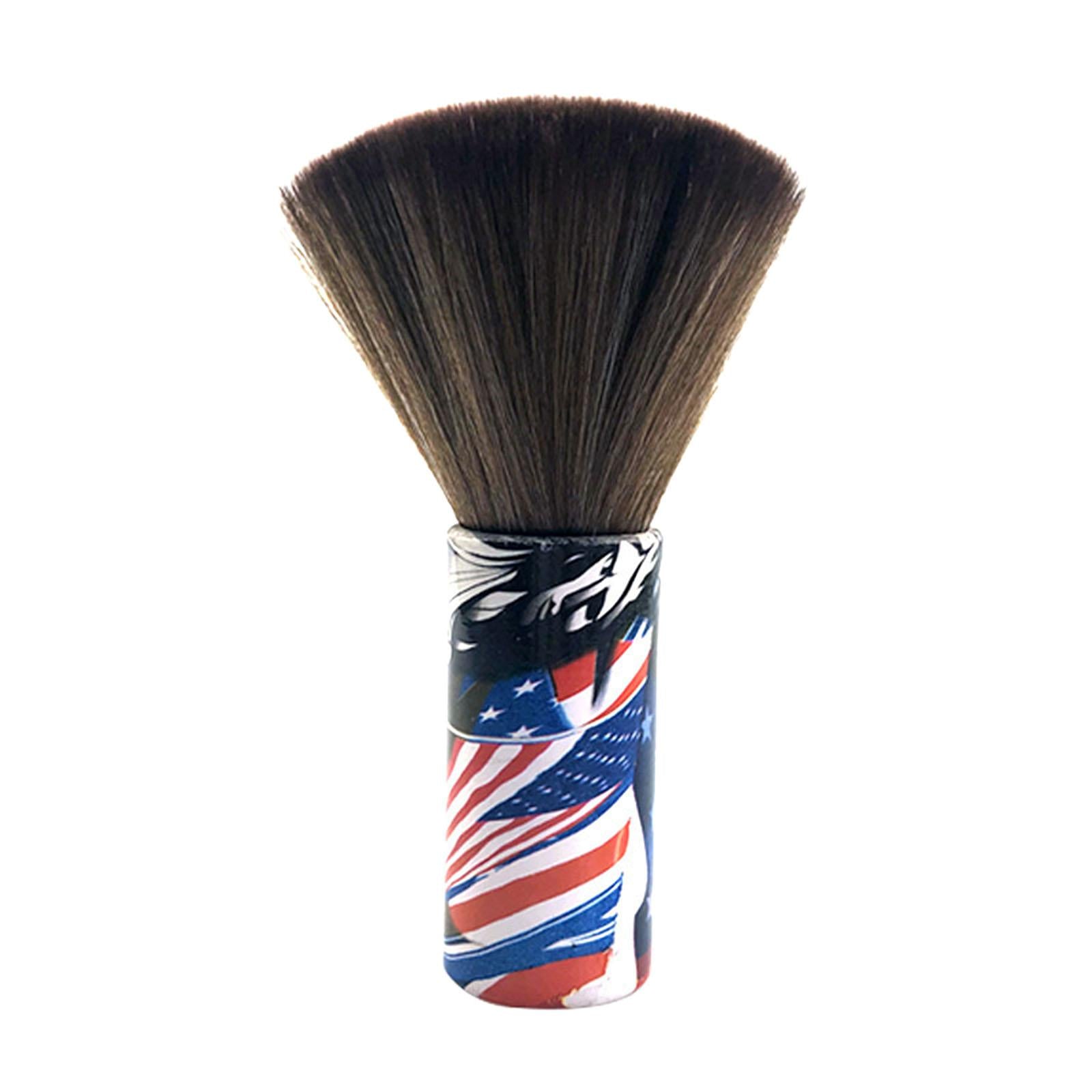 Neck Duster 6 inch Medium Hair Cutting Professional  American flag