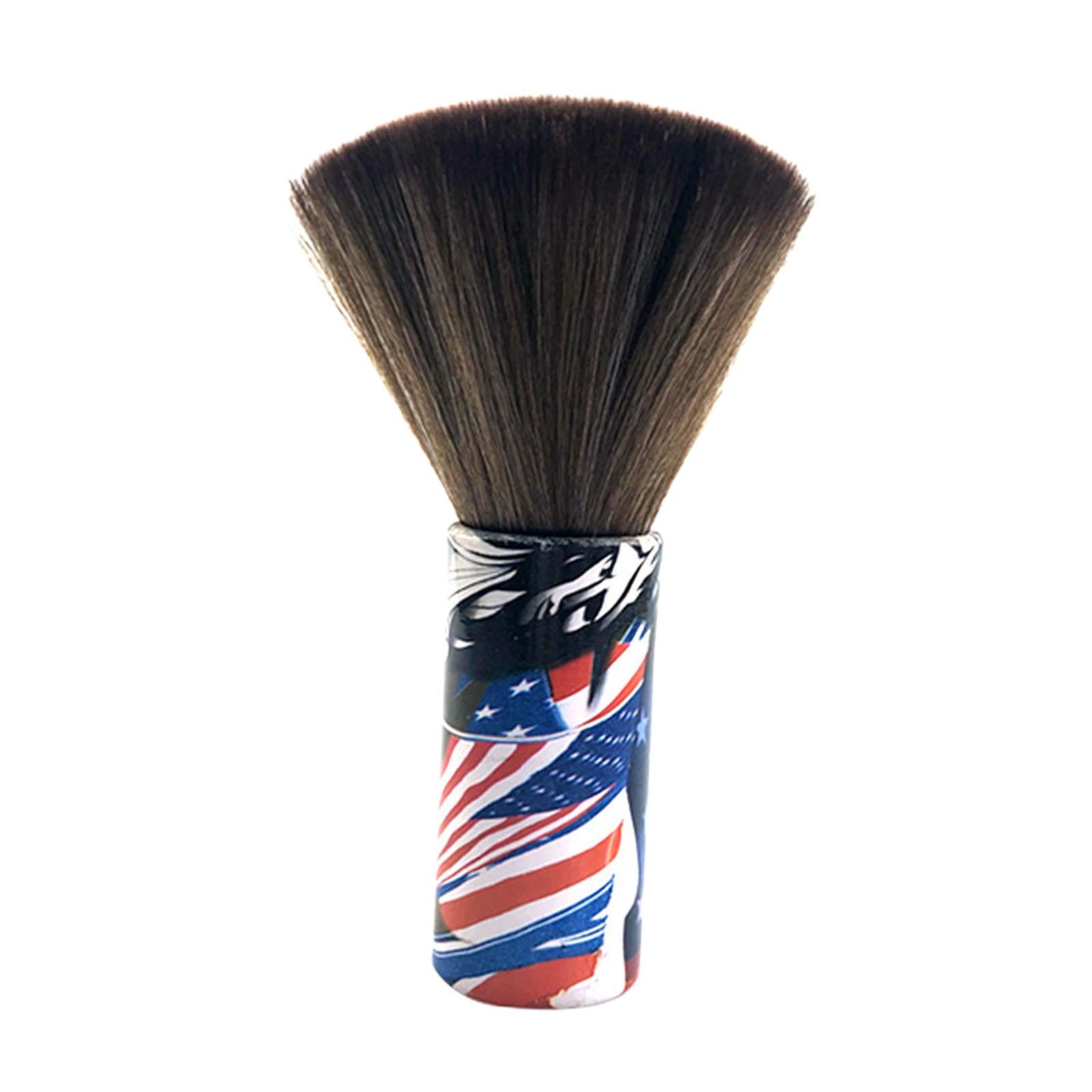 Neck Duster 6 inch Medium Hair Cutting Professional  American flag