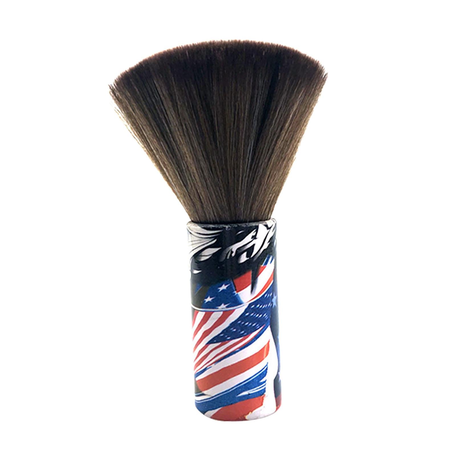 Neck Duster 6 inch Medium Hair Cutting Professional  American flag