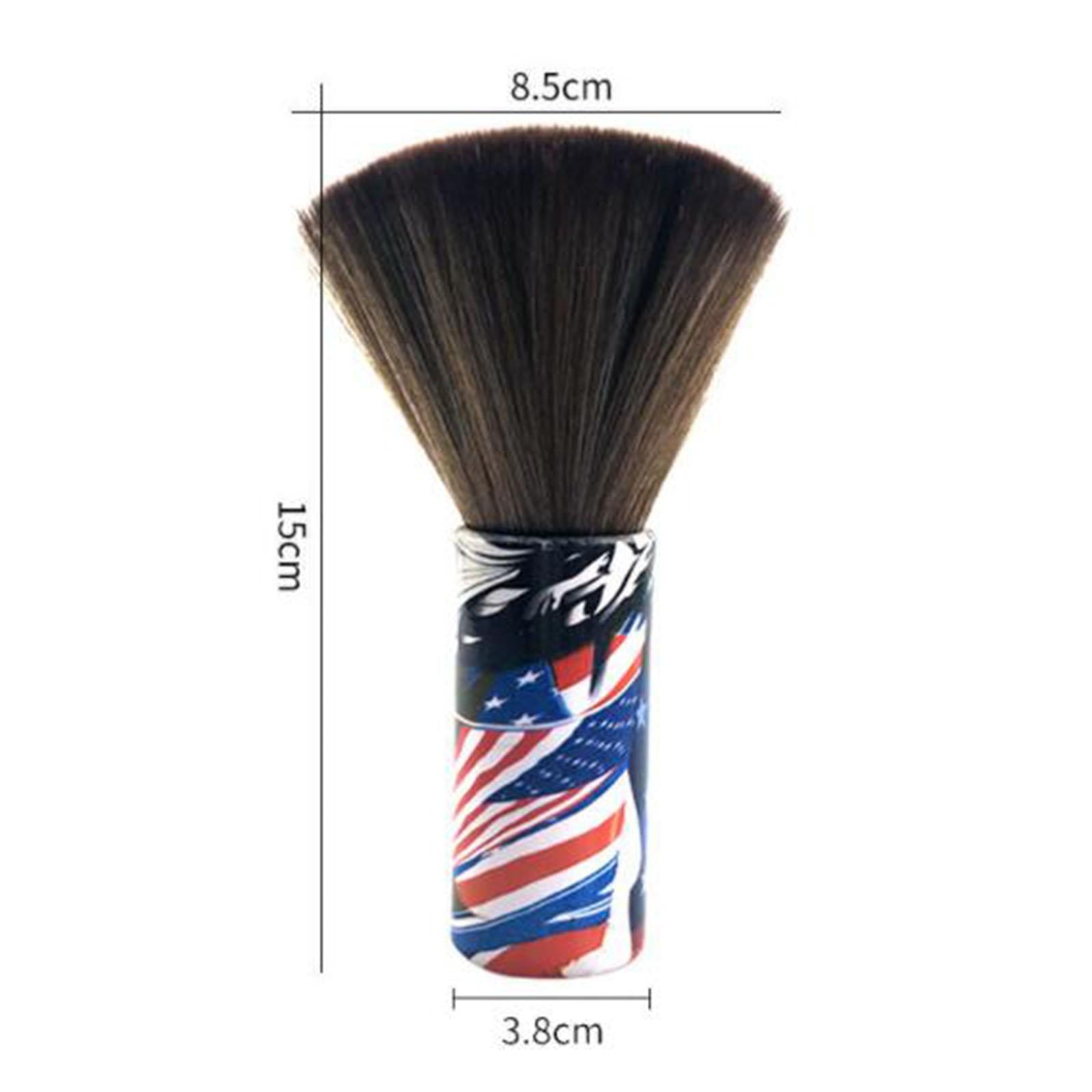 Neck Duster 6 inch Medium Hair Cutting Professional  American flag