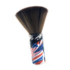 Neck Duster 6 inch Medium Hair Cutting Professional  American flag