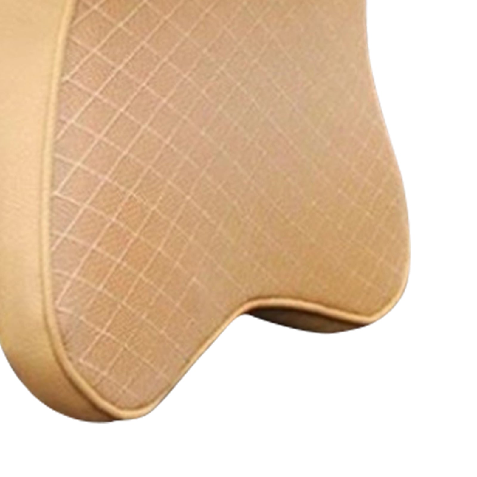 Car Neck Cushion for Driving Neck Pillow Headrest Cushion 3D Soft  Beige L