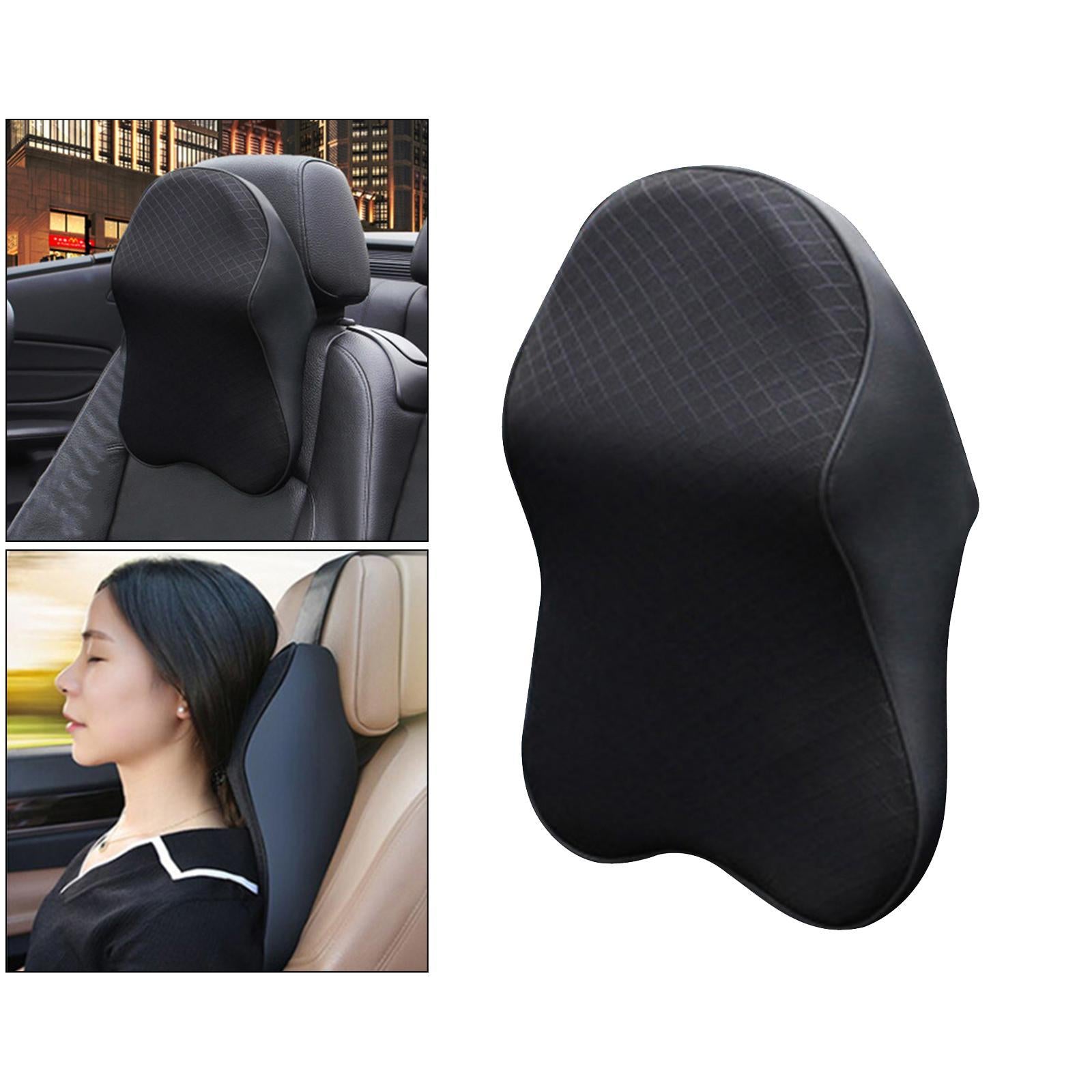 Car Neck Cushion for Driving Neck Pillow Headrest Cushion 3D Soft  Black S