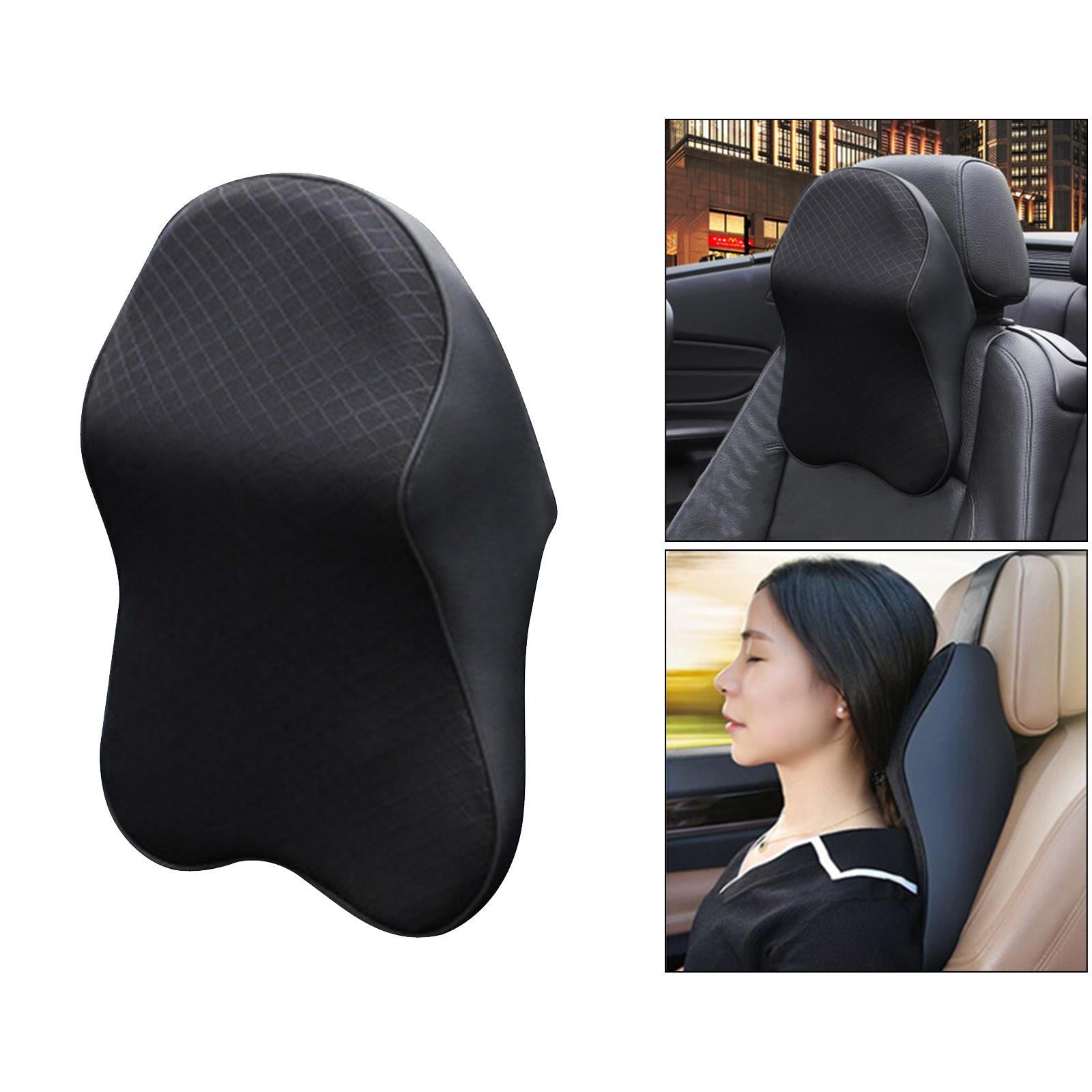 Car Neck Cushion for Driving Neck Pillow Headrest Cushion 3D Soft  Black S