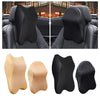 Car Neck Cushion for Driving Neck Pillow Headrest Cushion 3D Soft  Black L