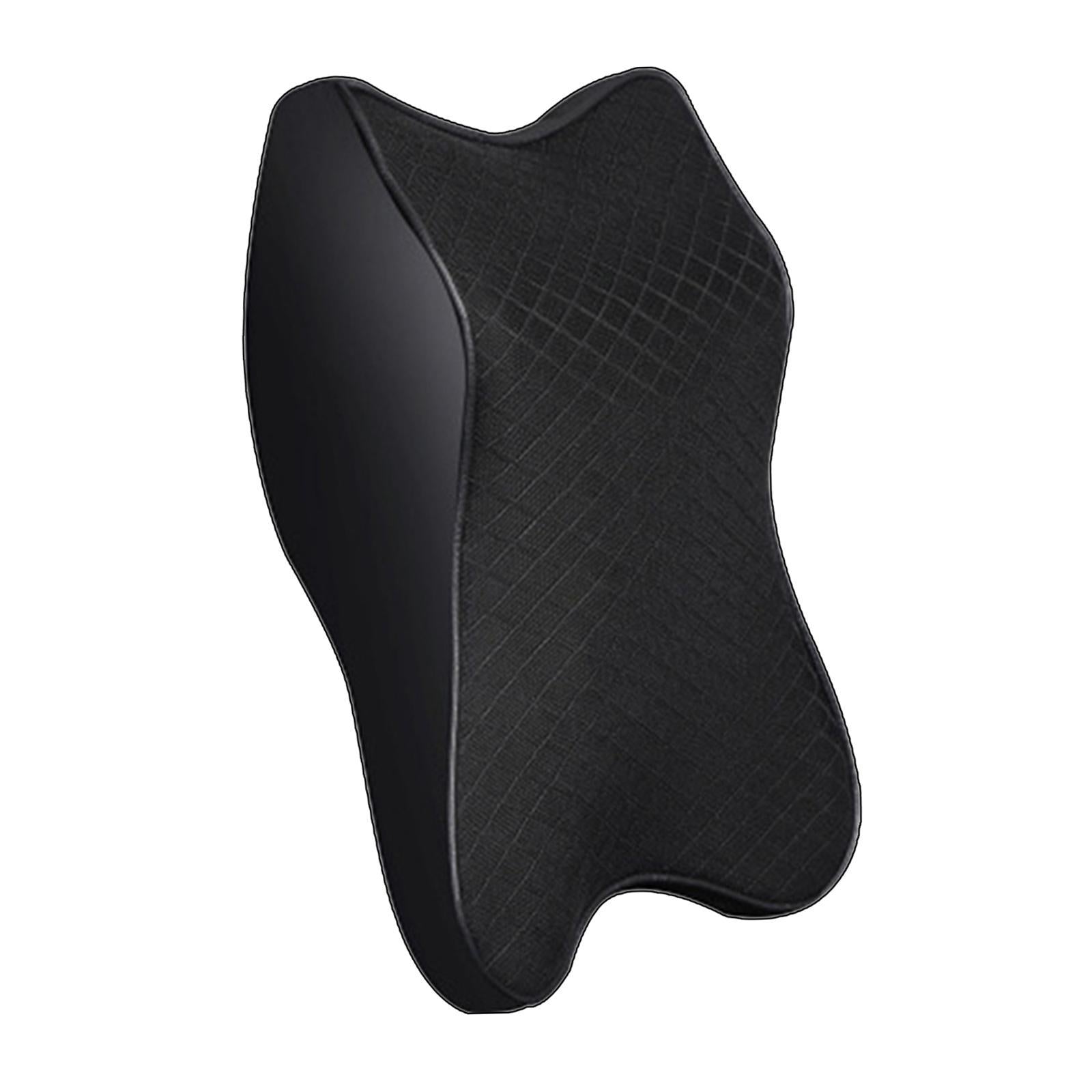 Car Neck Cushion for Driving Neck Pillow Headrest Cushion 3D Soft  Black L