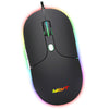 RGB Backlit Wired Gaming Mouse 3200 DPI Mice with Side Buttons Comfortable