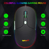 RGB Backlit Wired Gaming Mouse 3200 DPI Mice with Side Buttons Comfortable