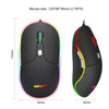 RGB Backlit Wired Gaming Mouse 3200 DPI Mice with Side Buttons Comfortable