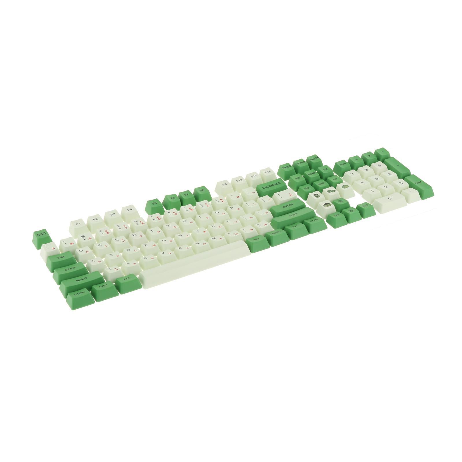 108 Keys PBT Keycaps OEM Profile Suitable for Any Size Mechanical Keyboard Matcha