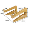 Wooden Portable Laptop Stand Detachable for MacBook Meeting Study Daily Work