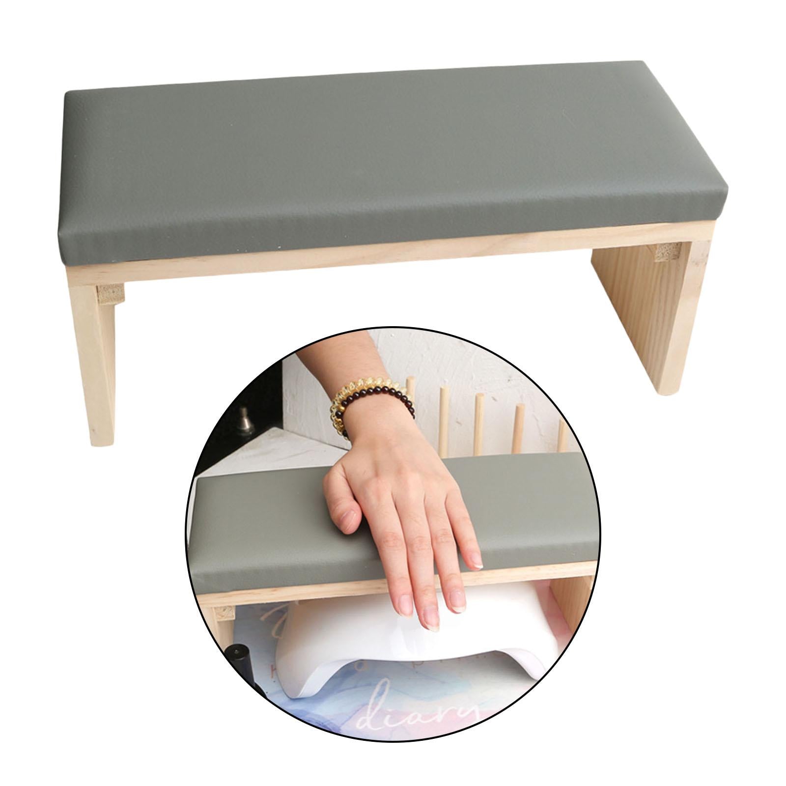 Manicure Hand Rest Cushion / Hand Mat Nail Art Arm Cushion Salon Home DIY Gray Table