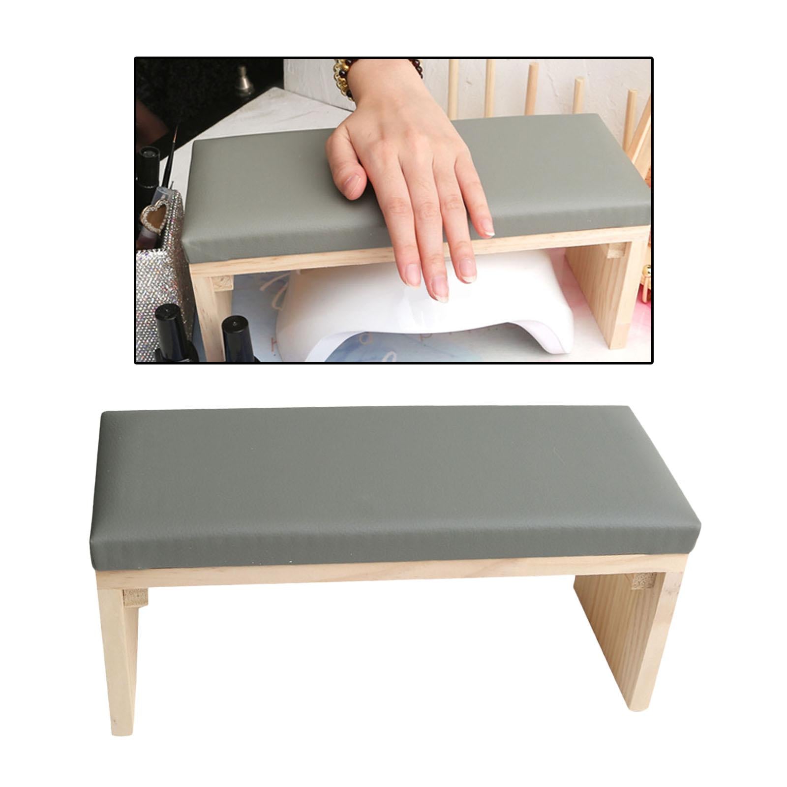 Manicure Hand Rest Cushion / Hand Mat Nail Art Arm Cushion Salon Home DIY Gray Table