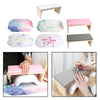 Manicure Hand Rest Cushion / Hand Mat Nail Art Arm Cushion Salon Home DIY White Table