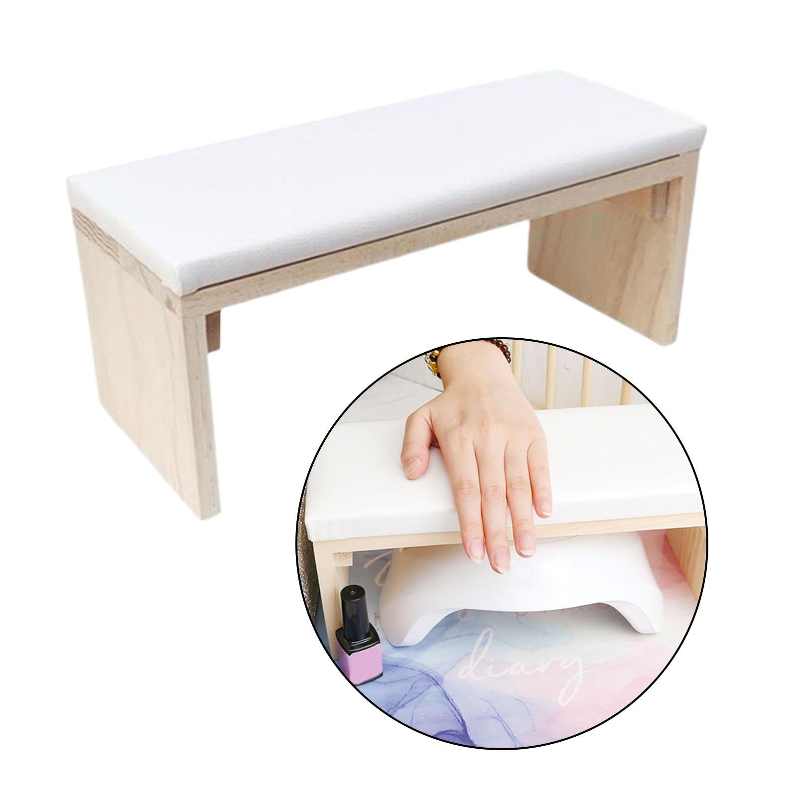 Manicure Hand Rest Cushion / Hand Mat Nail Art Arm Cushion Salon Home DIY White Table