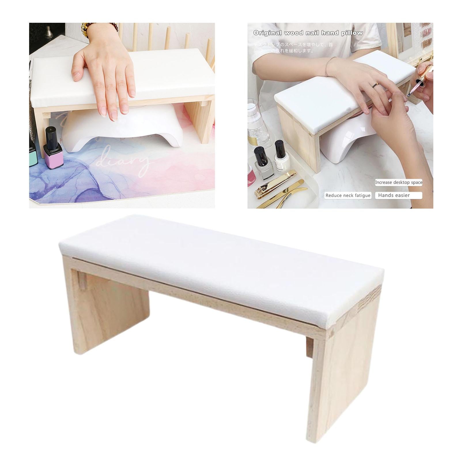 Manicure Hand Rest Cushion / Hand Mat Nail Art Arm Cushion Salon Home DIY White Table