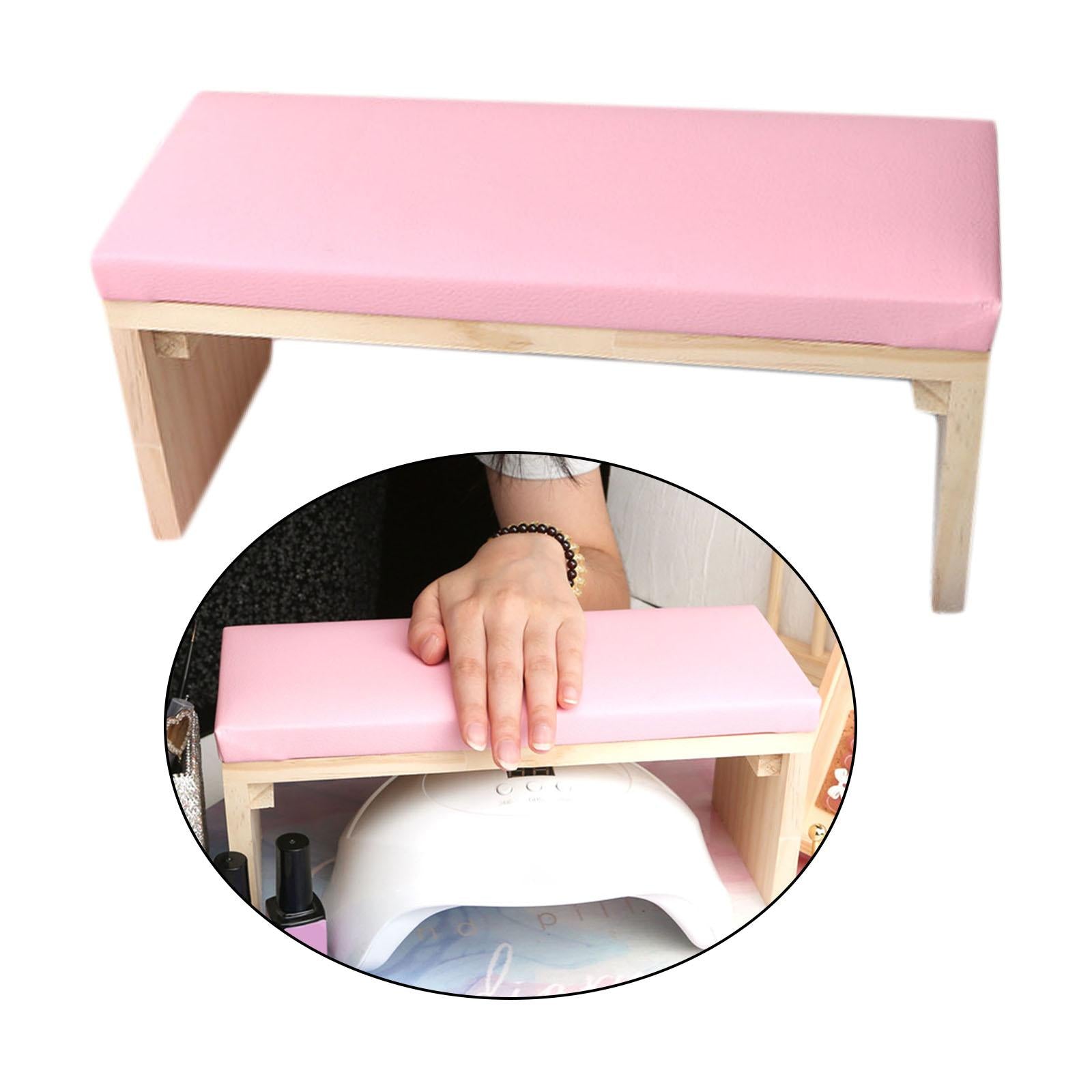 Manicure Hand Rest Cushion / Hand Mat Nail Art Arm Cushion Salon Home DIY Pink Table