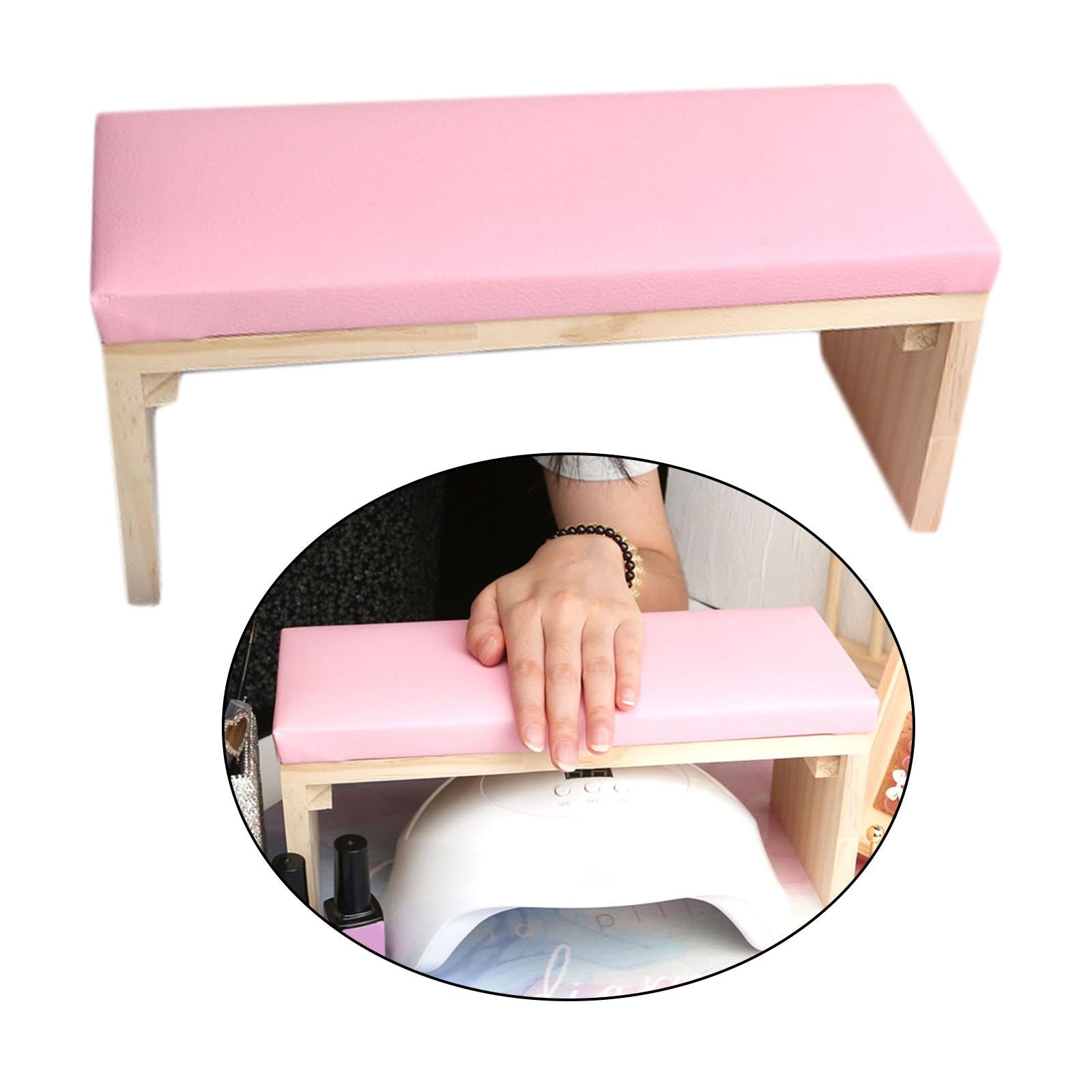 Manicure Hand Rest Cushion / Hand Mat Nail Art Arm Cushion Salon Home DIY Pink Table