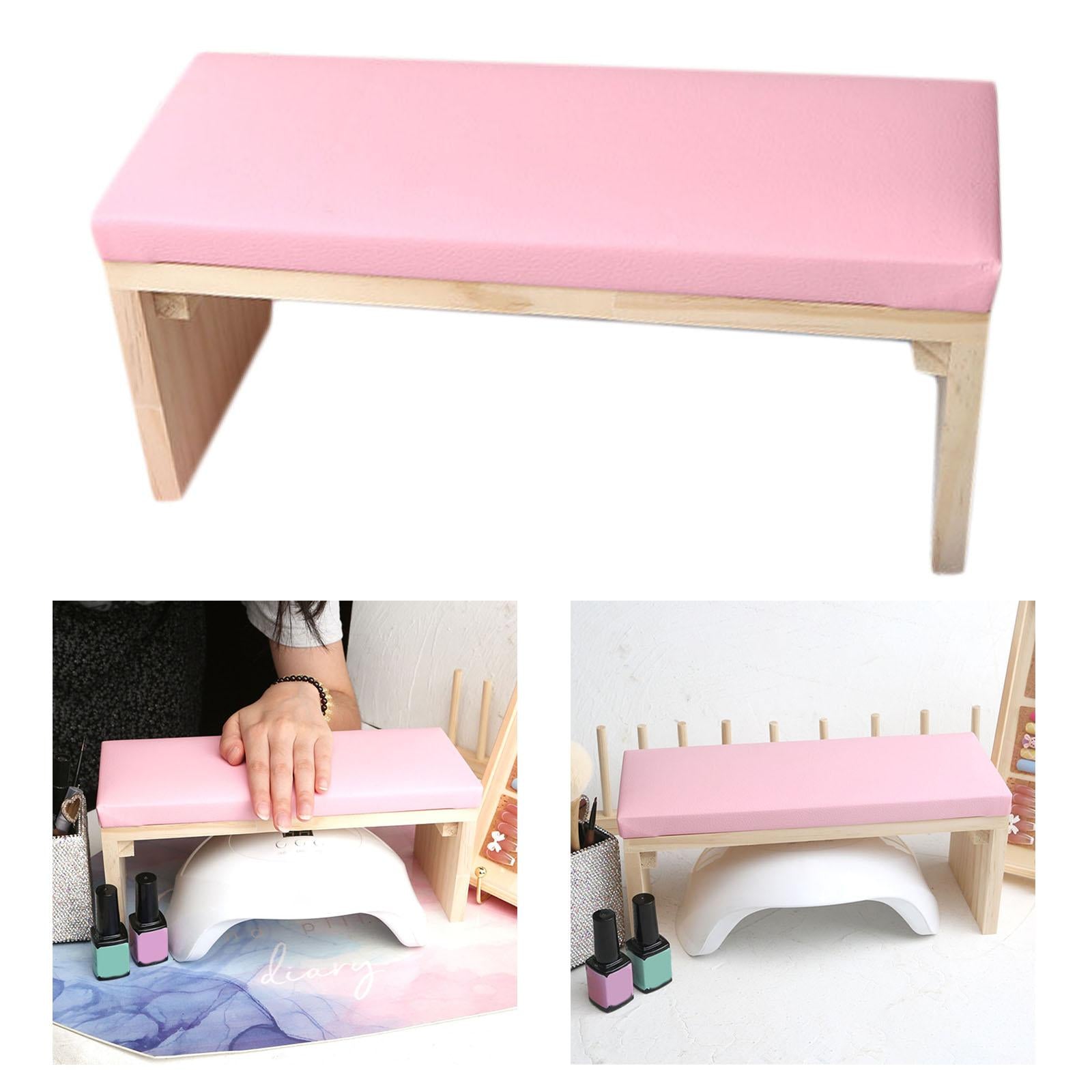 Manicure Hand Rest Cushion / Hand Mat Nail Art Arm Cushion Salon Home DIY Pink Table