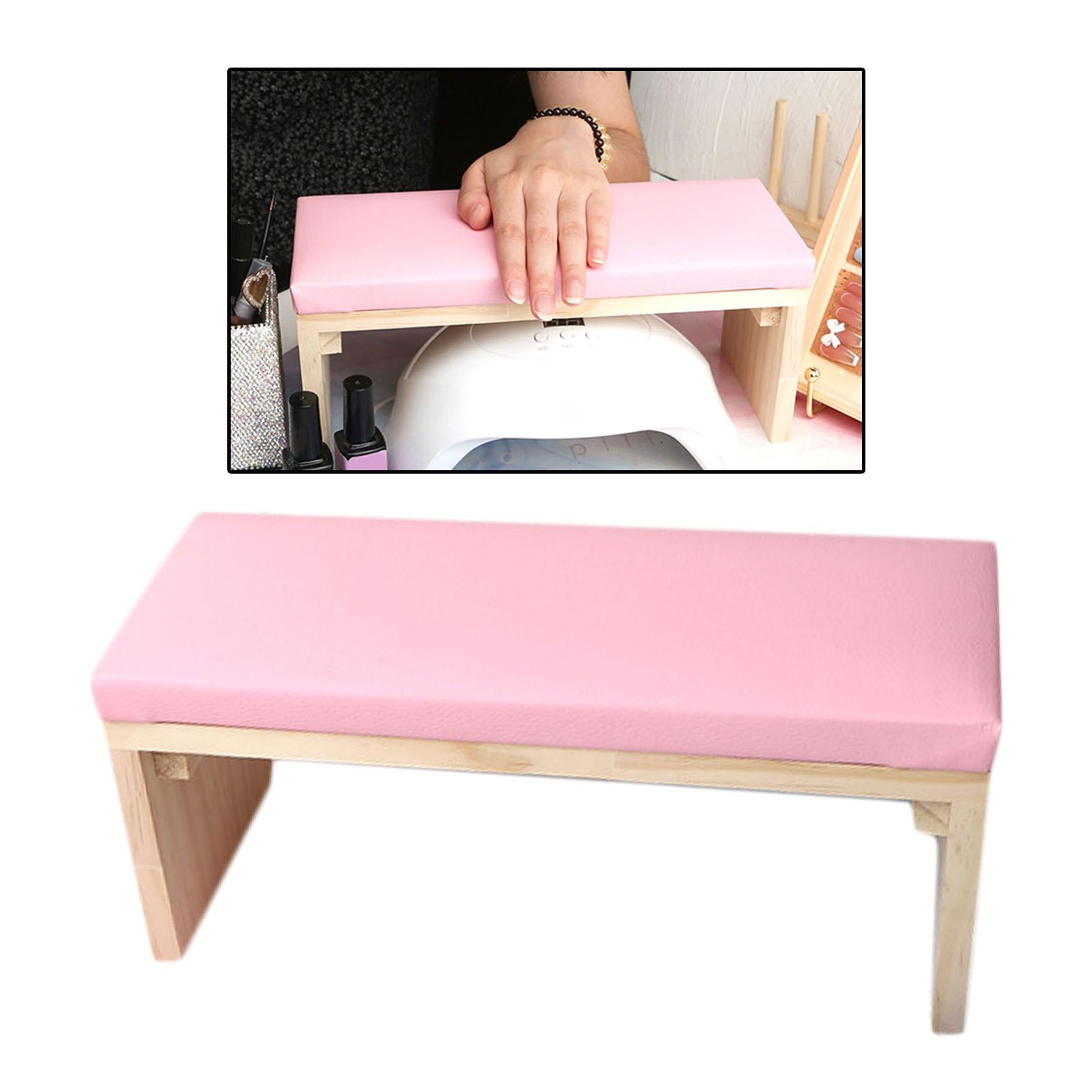 Manicure Hand Rest Cushion / Hand Mat Nail Art Arm Cushion Salon Home DIY Pink Table