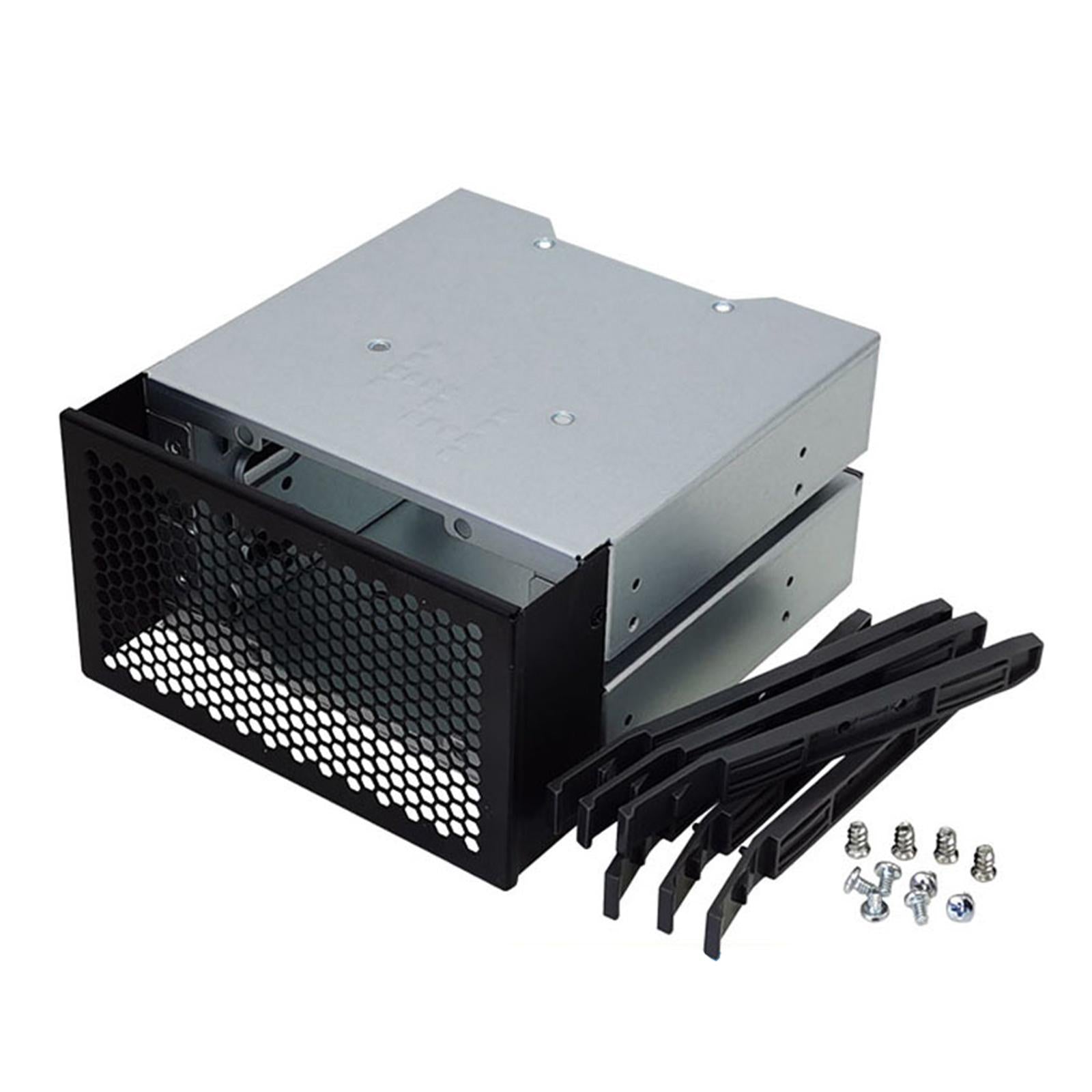 3 Bay 3.5" HDD Hard Drive Cage Rack SAS SATA Hard Drive Disk Tray Caddy