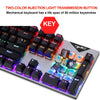 L300 RGB Backlit Mechanical Gaming Keyboard Wired 104 Keys for PC Gamer