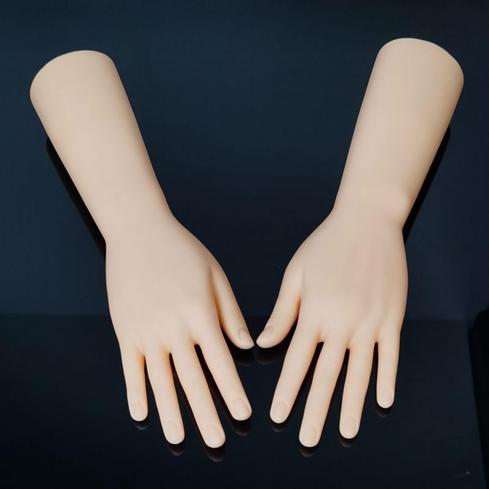 Durable Plastic Mannequin Hands Model for Jewelry Rings Watch Display Right