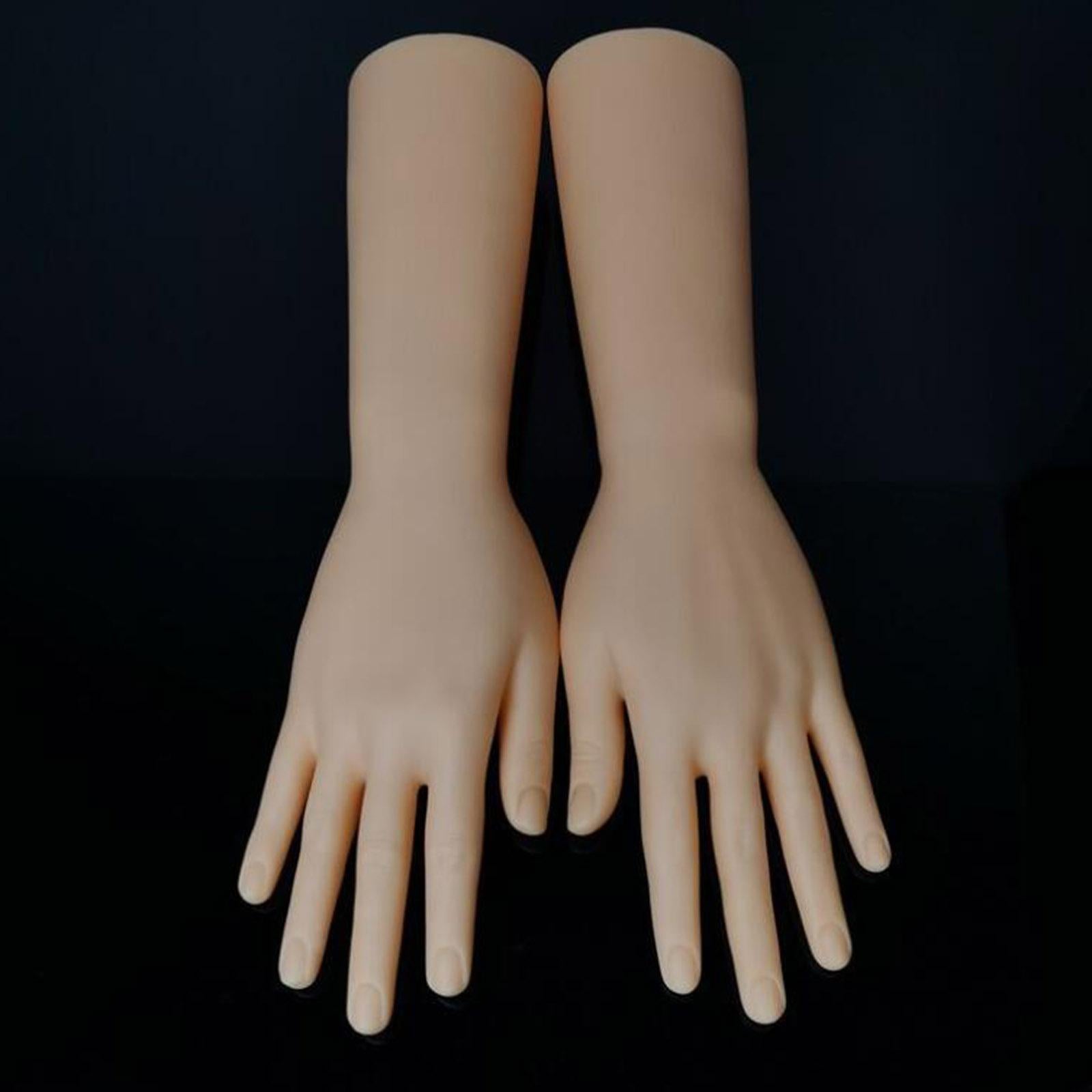 Durable Plastic Mannequin Hands Model for Jewelry Rings Watch Display Right