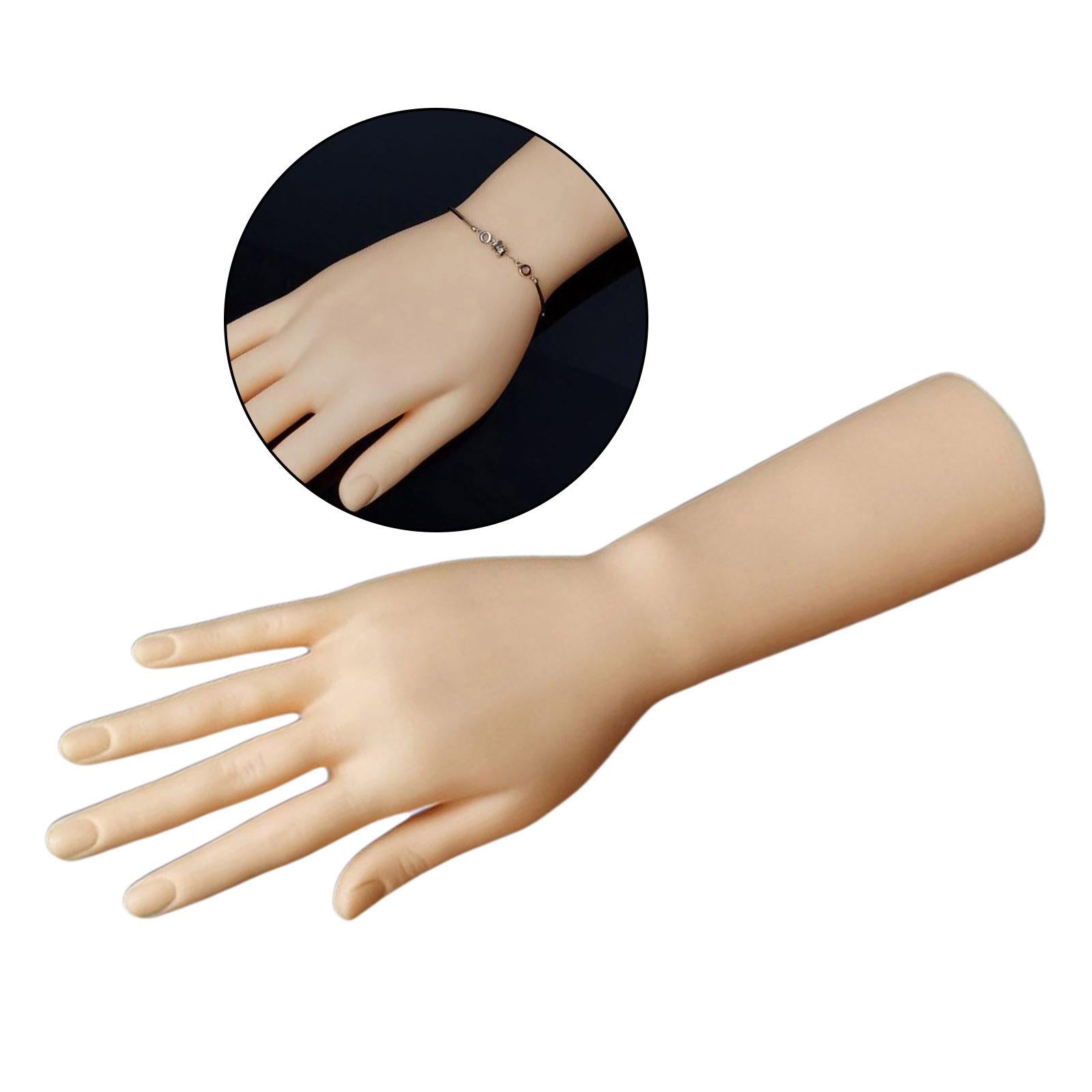 Durable Plastic Mannequin Hands Model for Jewelry Rings Watch Display Right