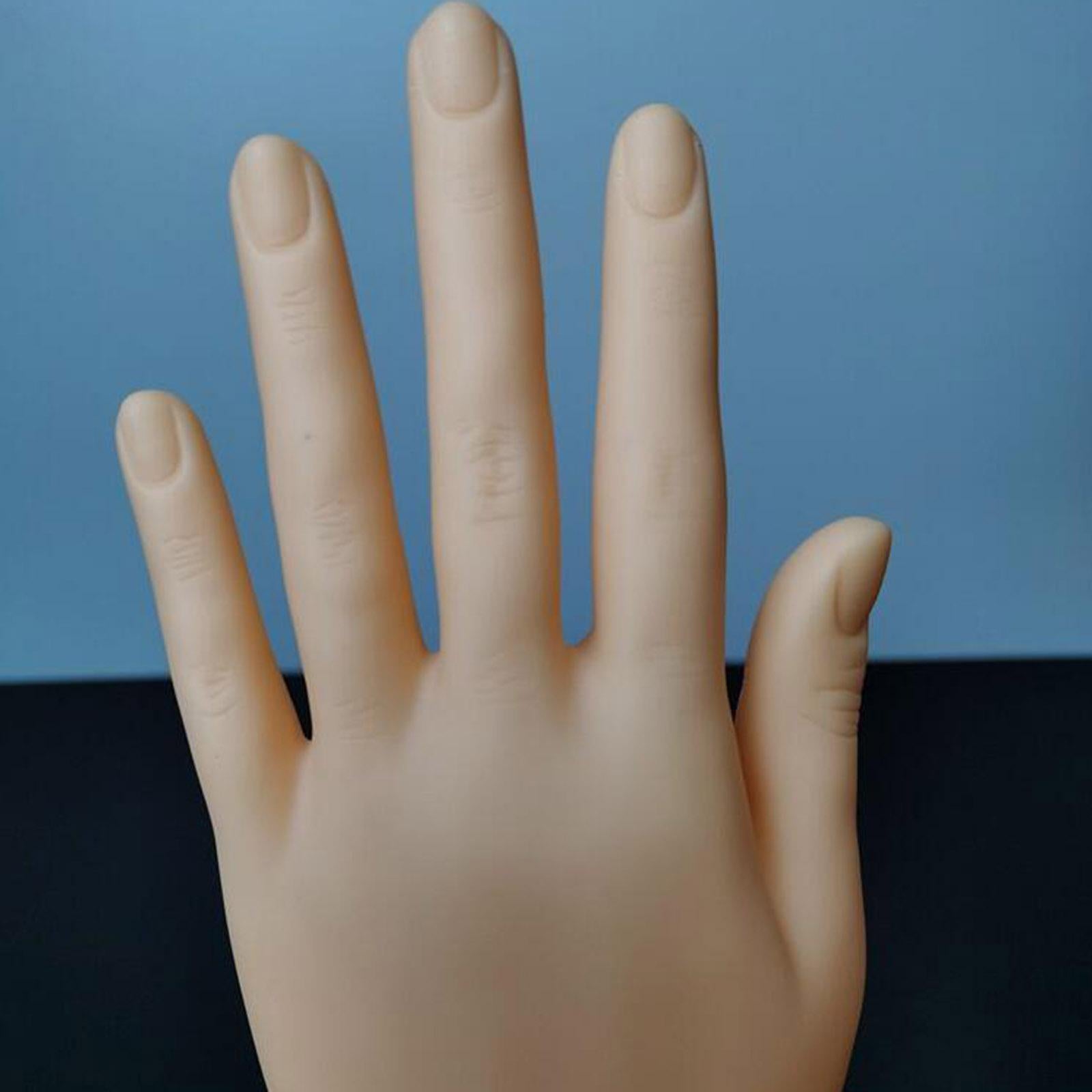 Durable Plastic Mannequin Hands Model for Jewelry Rings Watch Display Right