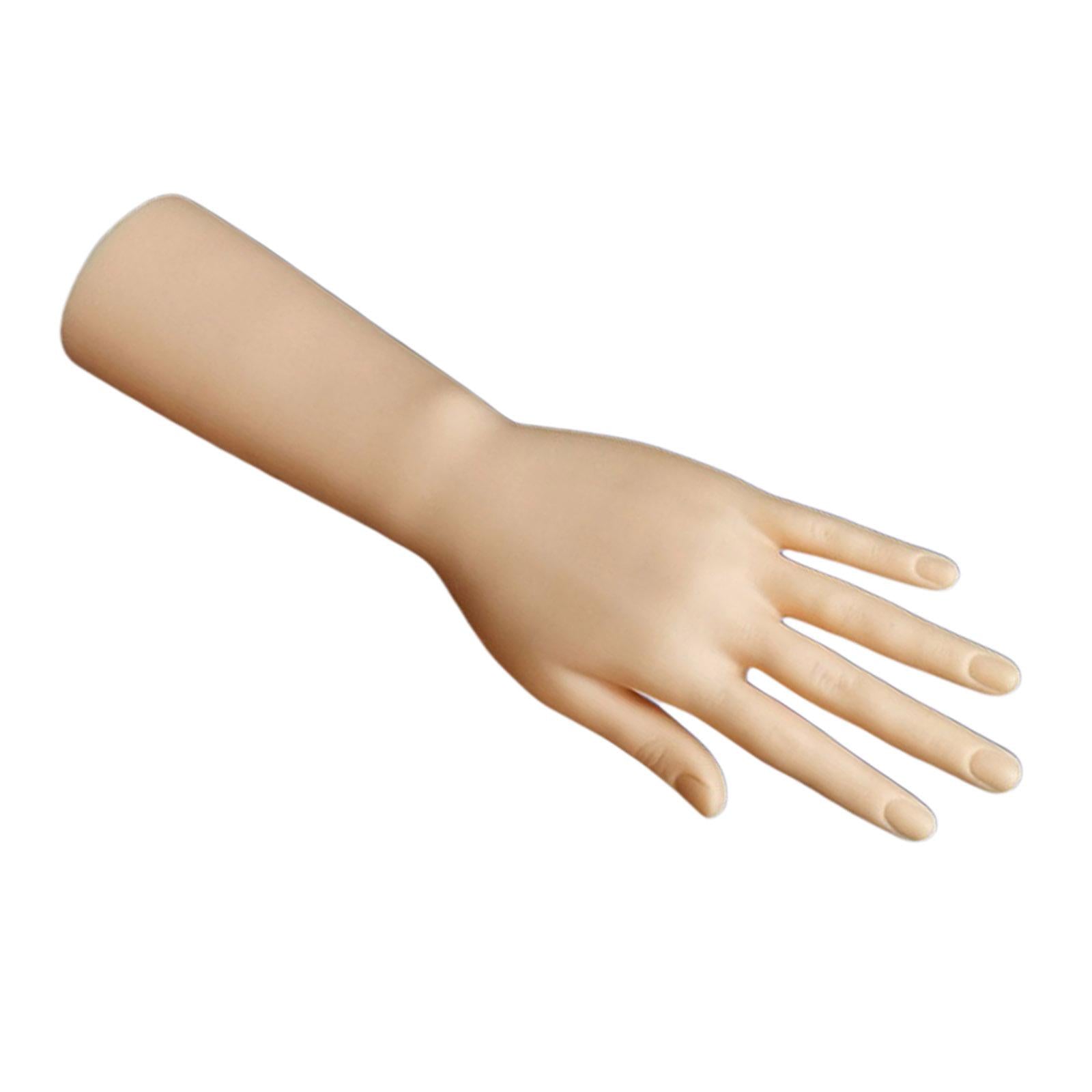 Durable Plastic Mannequin Hands Model for Jewelry Rings Watch Display Left