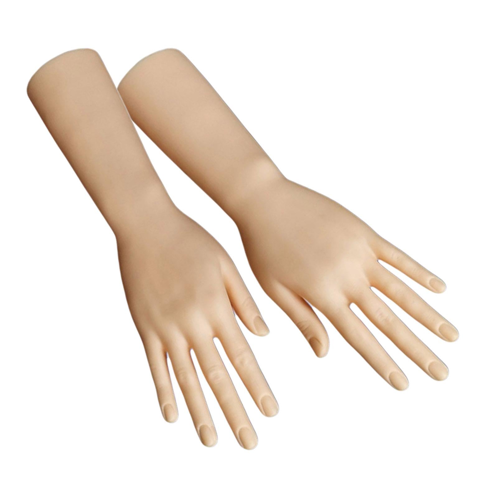 Durable Plastic Mannequin Hands Model for Jewelry Rings Watch Display Left